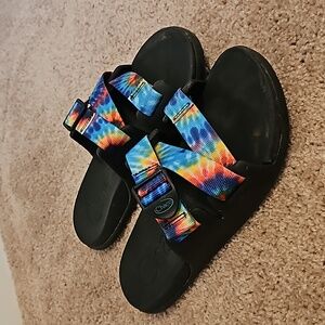 Chaco Tie Dye Slide Sandal Women Size 9